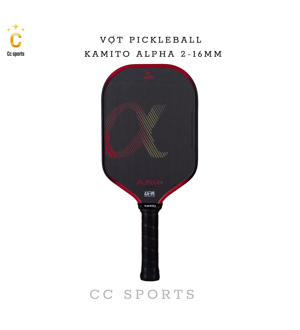 Vợt Pickleball Kamito Alpha 2 (16mm)