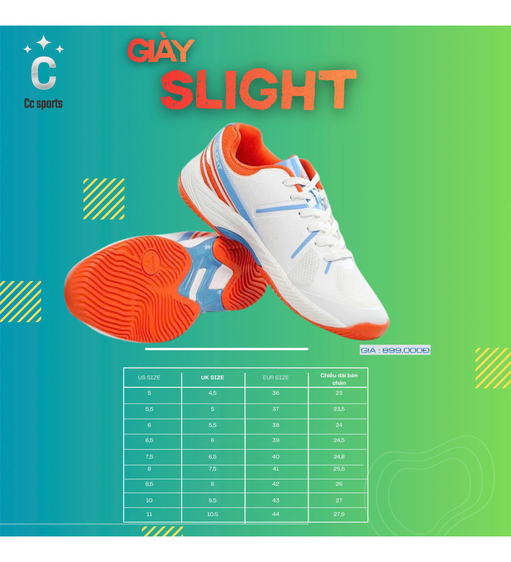 Giày Thể Thao Pickleball Kaiwin Slight