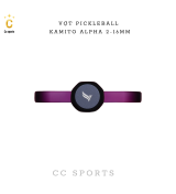 Vợt Pickleball Kamito Alpha 2 (16mm)