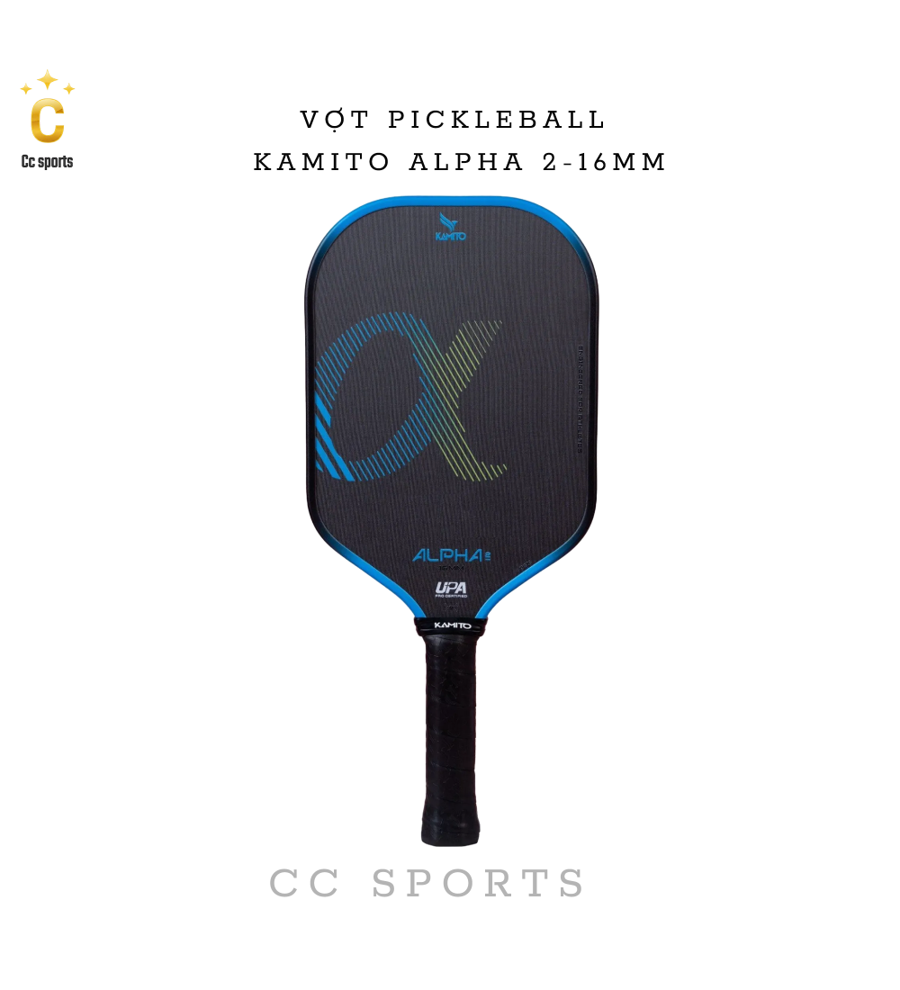 Vợt Pickleball Kamito Alpha 2 (16mm)