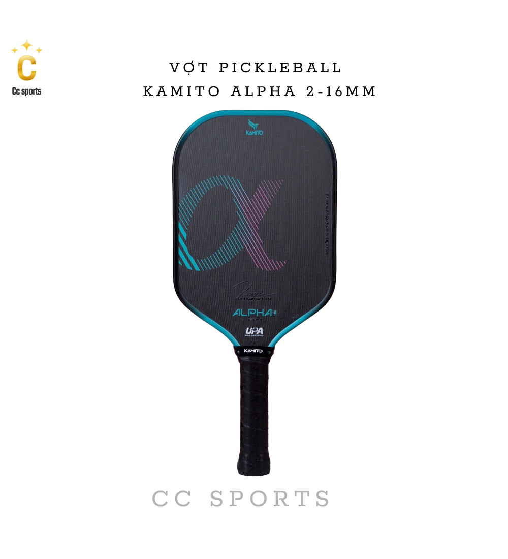 Vợt Pickleball Kamito Alpha 2 (16mm)