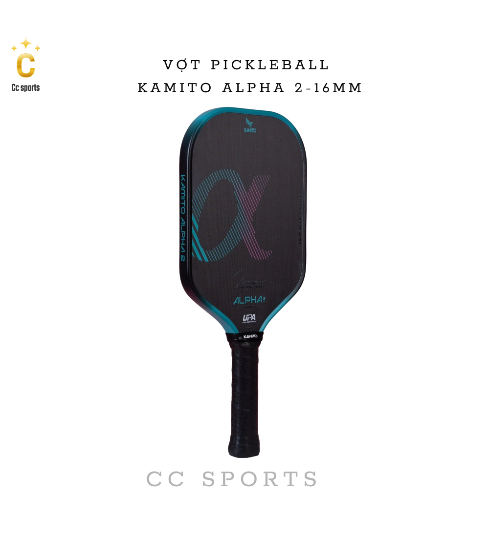 Vợt Pickleball Kamito Alpha 2 (16mm)