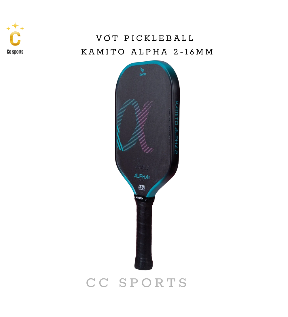 Vợt Pickleball Kamito Alpha 2 (16mm)