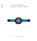 Vợt Pickleball Kamito Alpha 2 (16mm)