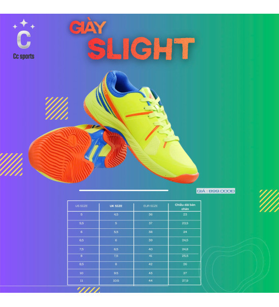 Giày Thể Thao Pickleball Kaiwin Slight