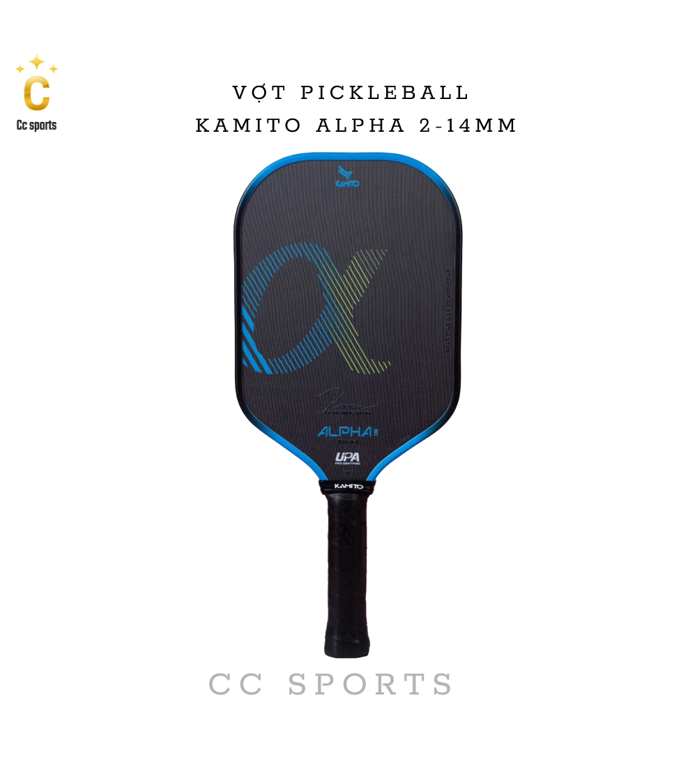Vợt Pickleball Kamito Alpha 2 (14mm)