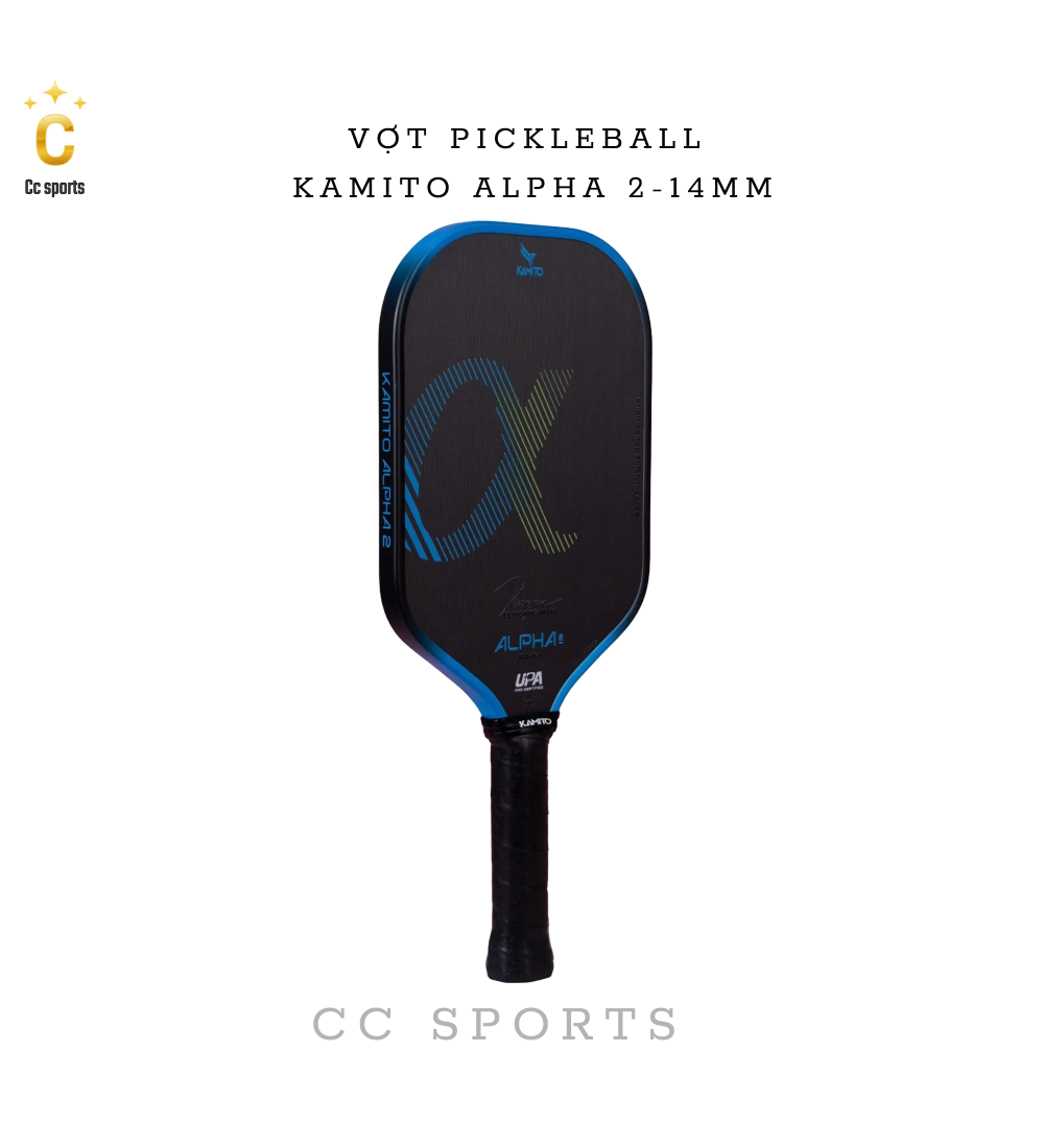 Vợt Pickleball Kamito Alpha 2 (14mm)
