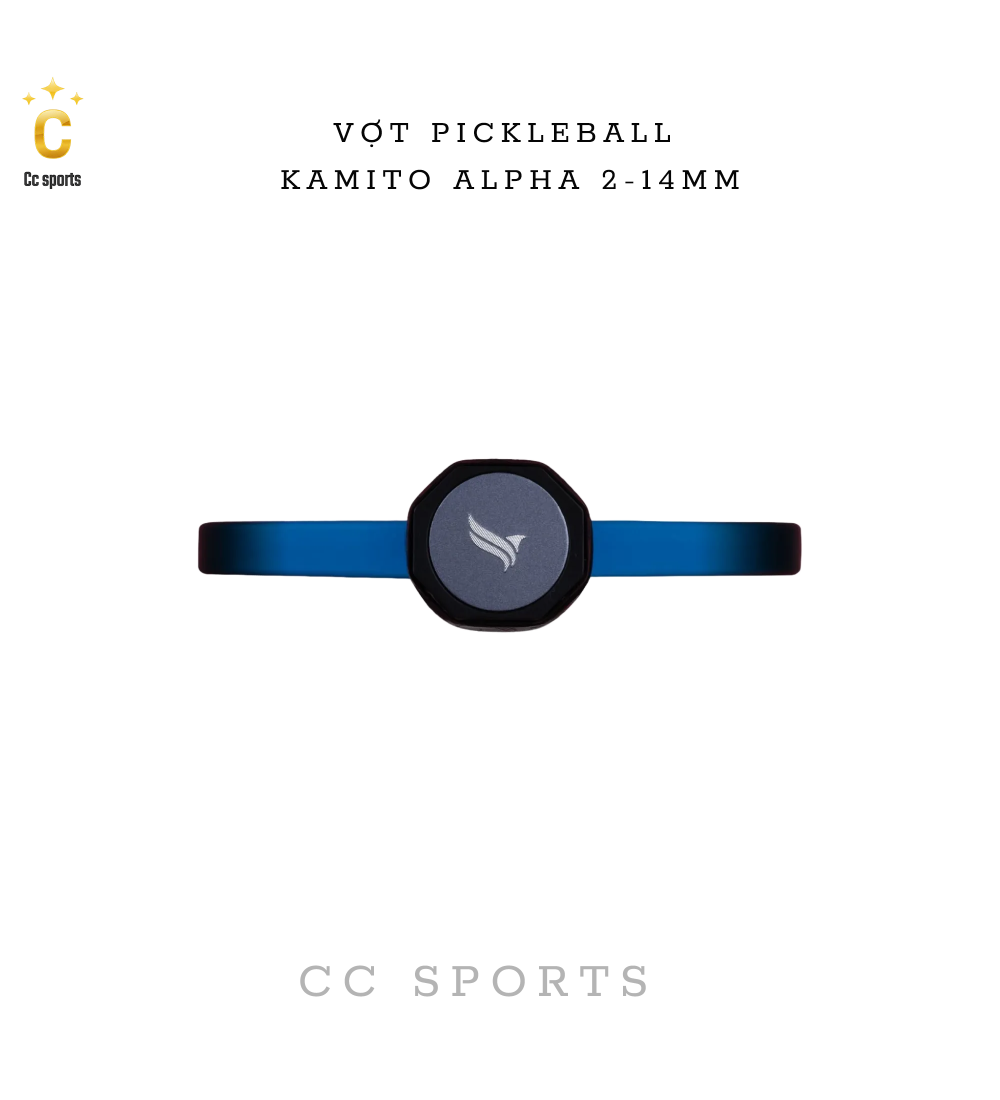 Vợt Pickleball Kamito Alpha 2 (14mm)