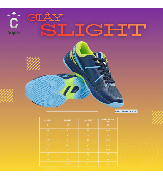 Giày Thể Thao Pickleball Kaiwin Slight