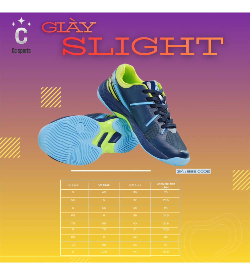 Giày Thể Thao Pickleball Kaiwin Slight