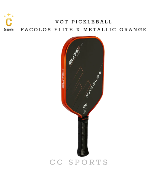 Vợt Pickleball Facolos Elite X Metallic Orange