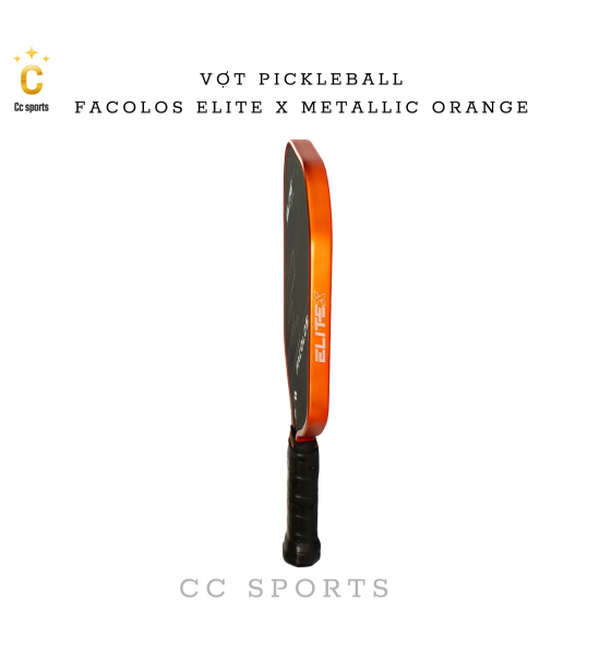 Vợt Pickleball Facolos Elite X Metallic Orange