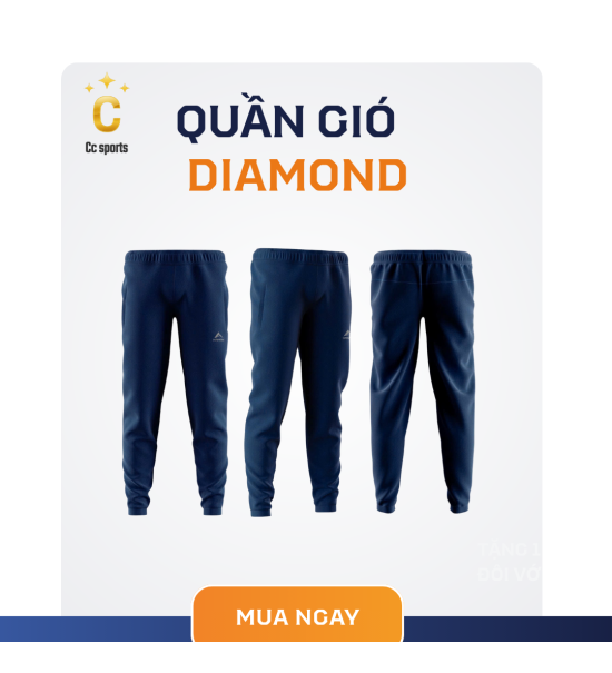 Quần Gió Thể Thao KAIWIN DIAMOND