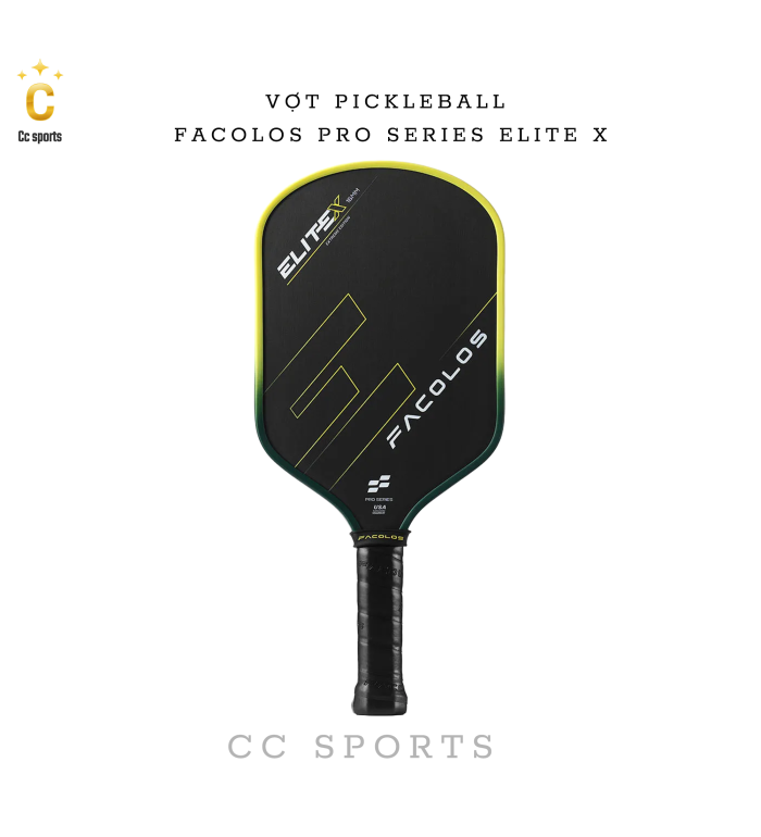 Vợt Pickleball Facolos Pro Series Elite X - 16MM