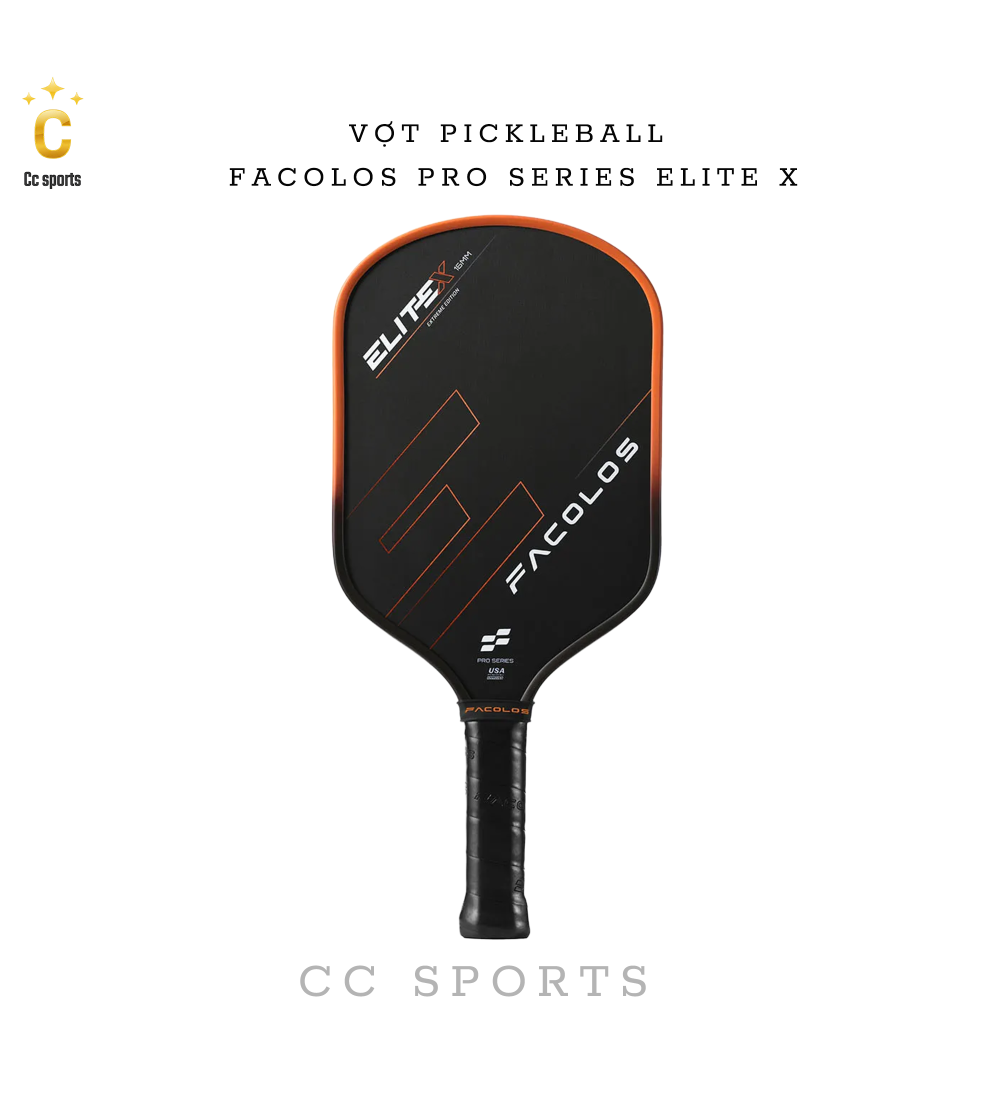 Vợt Pickleball Facolos Pro Series Elite X - 14MM