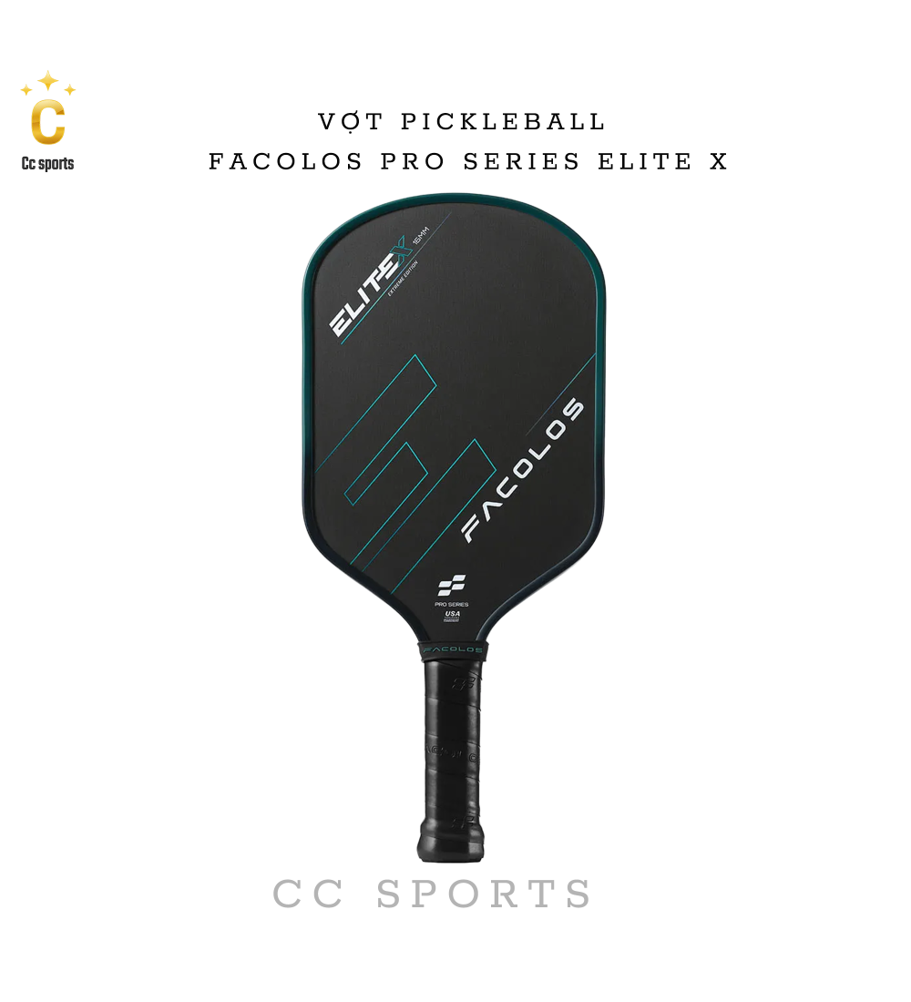 Vợt Pickleball Facolos Pro Series Elite X - 14MM
