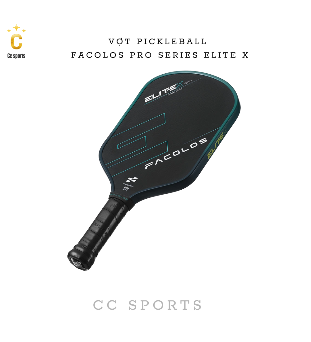 Vợt Pickleball Facolos Pro Series Elite X - 14MM