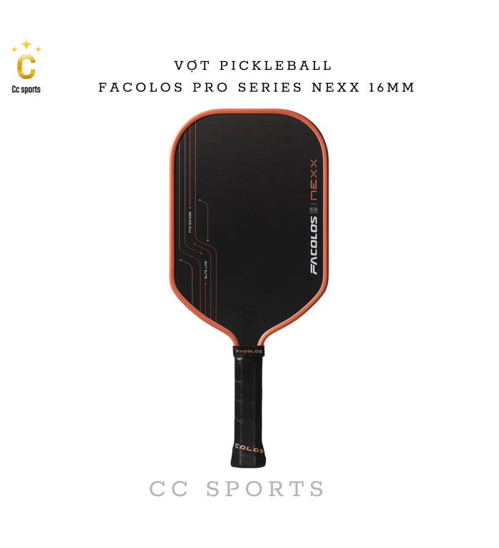 Vợt Pickleball Facolos Pro Series Nexx 16MM