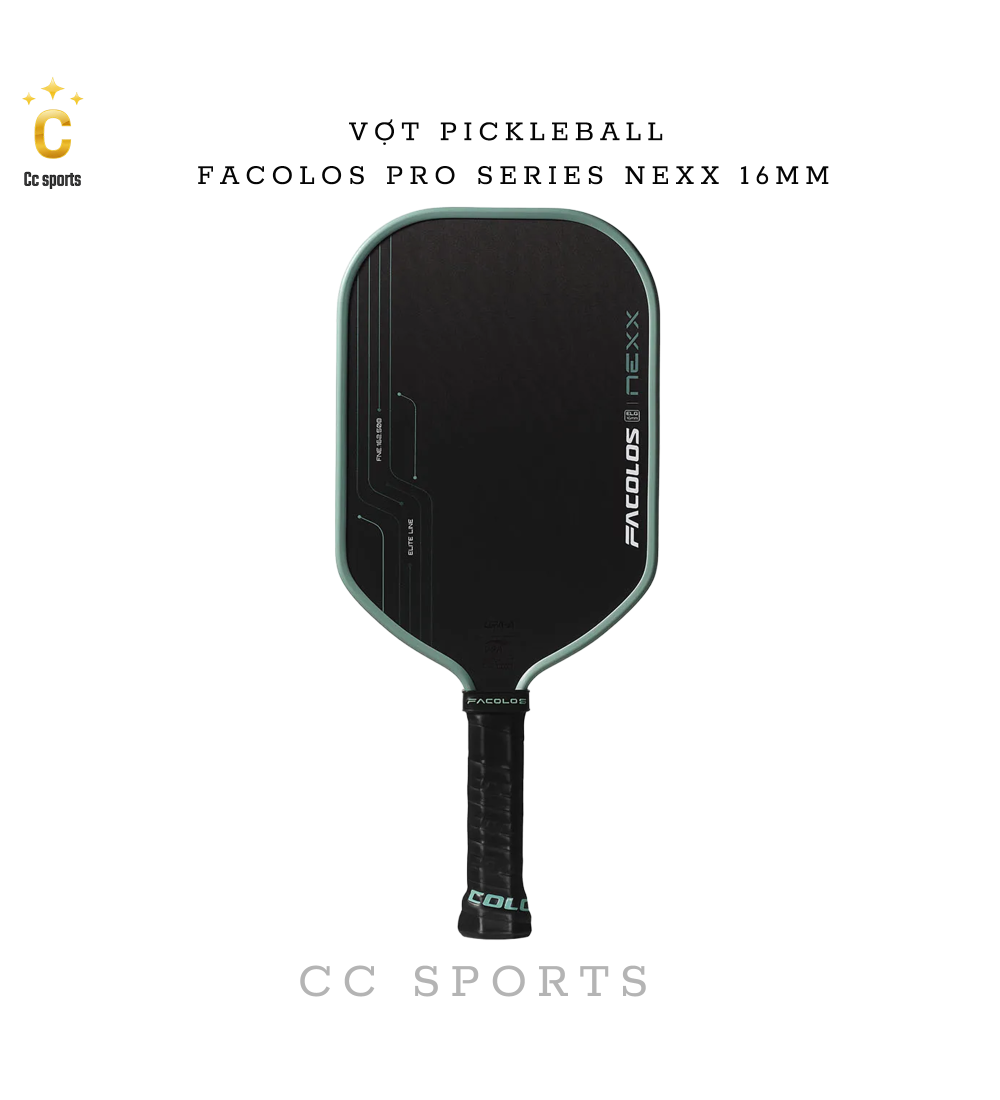 Vợt Pickleball Facolos Pro Series Nexx 16MM