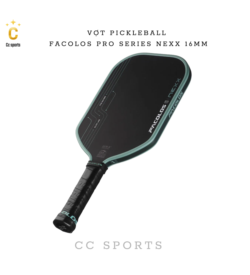 Vợt Pickleball Facolos Pro Series Nexx 16MM