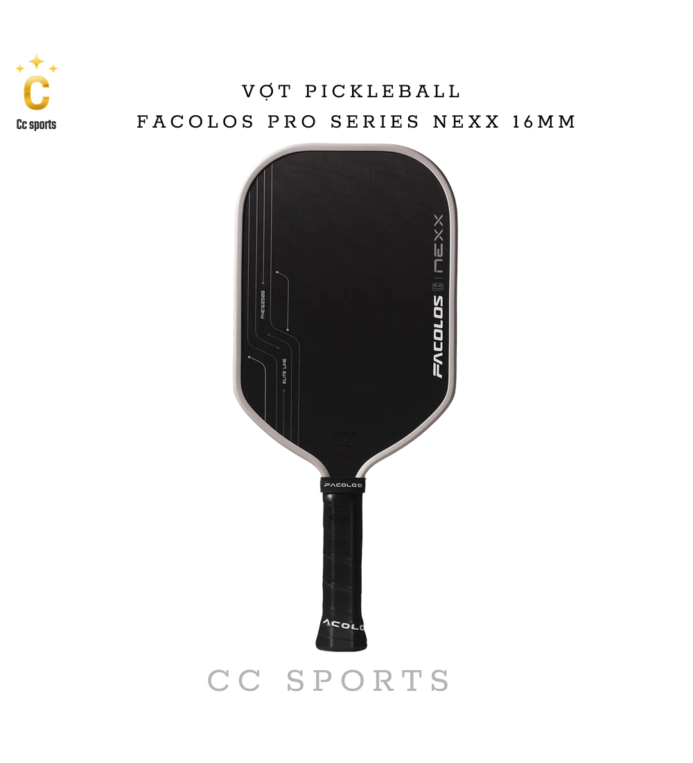 Vợt Pickleball Facolos Pro Series Nexx 16MM