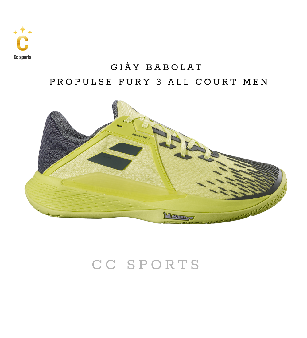 Giày Tennis/Pickleball Babolat Propulse Fury 3 All Court Men