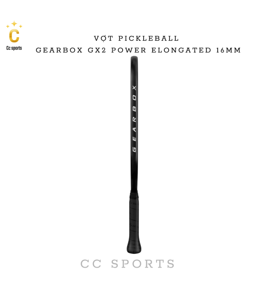 Vợt Pickleball GEARBOX GX2 Power Elongated 16MM