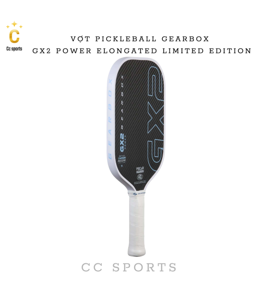 Vợt Pickleball GEARBOX GX2 Power Elongated Limited Edition 16MM