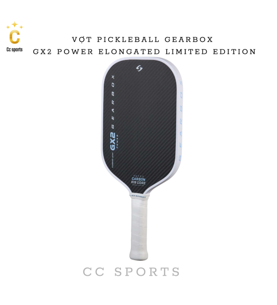 Vợt Pickleball GEARBOX GX2 Power Elongated Limited Edition 16MM