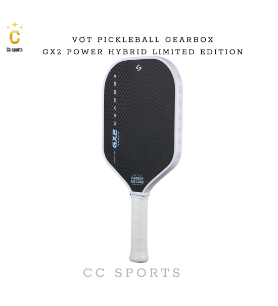 Vợt Pickleball GEARBOX GX2 Power Hybrid Limited Edition 16MM
