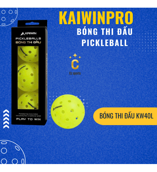 Bóng thi đấu Kaiwin hộp 3 quả