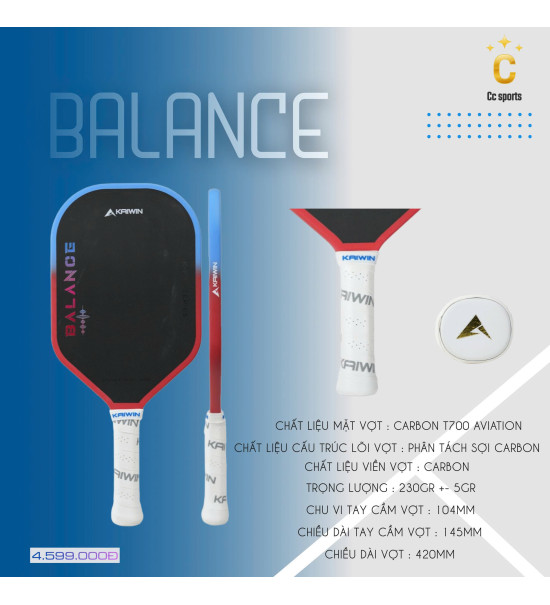 Vợt Pickleball Kaiwin Balance