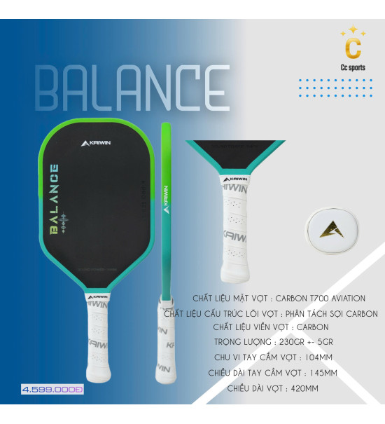 Vợt Pickleball Kaiwin Balance