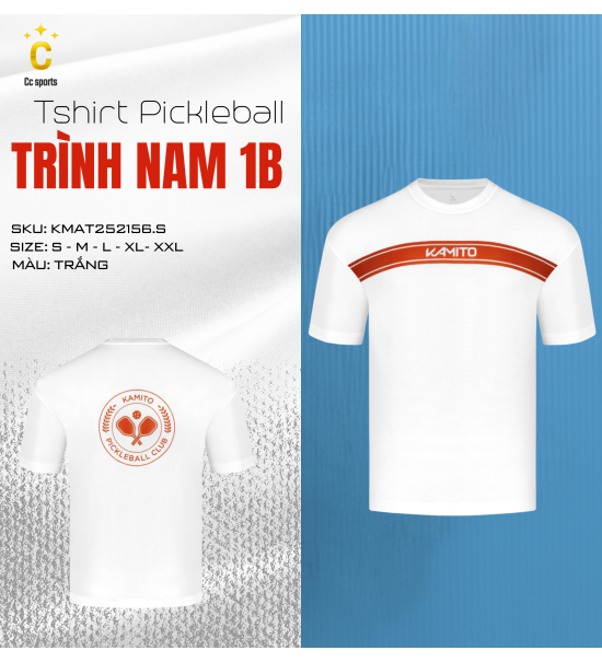 Áo Tshirt Pickleball Trình Nam 1B