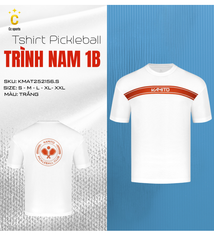 Áo Tshirt Pickleball Trình Nam 1B