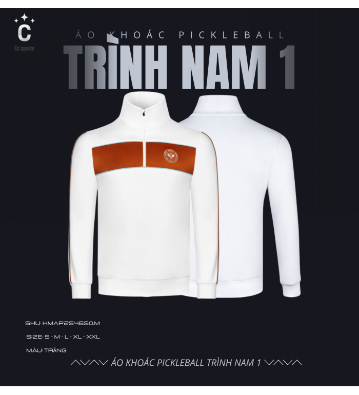 Áo Khoác Pickleball Trình Nam 1