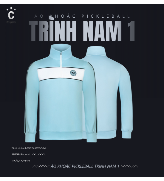 Áo Khoác Pickleball Trình Nam 1