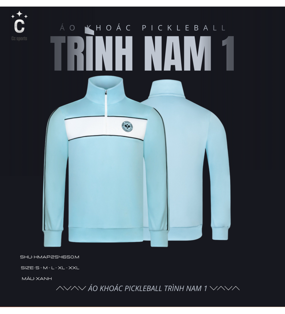 Áo Khoác Pickleball Trình Nam 1