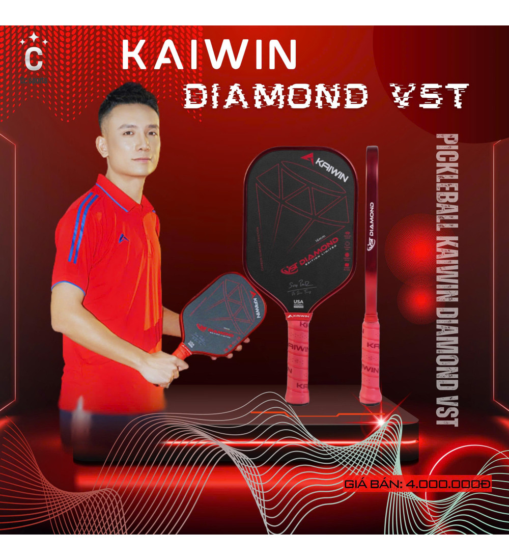 Vợt Pickleball Kaiwin DIAMOND VST