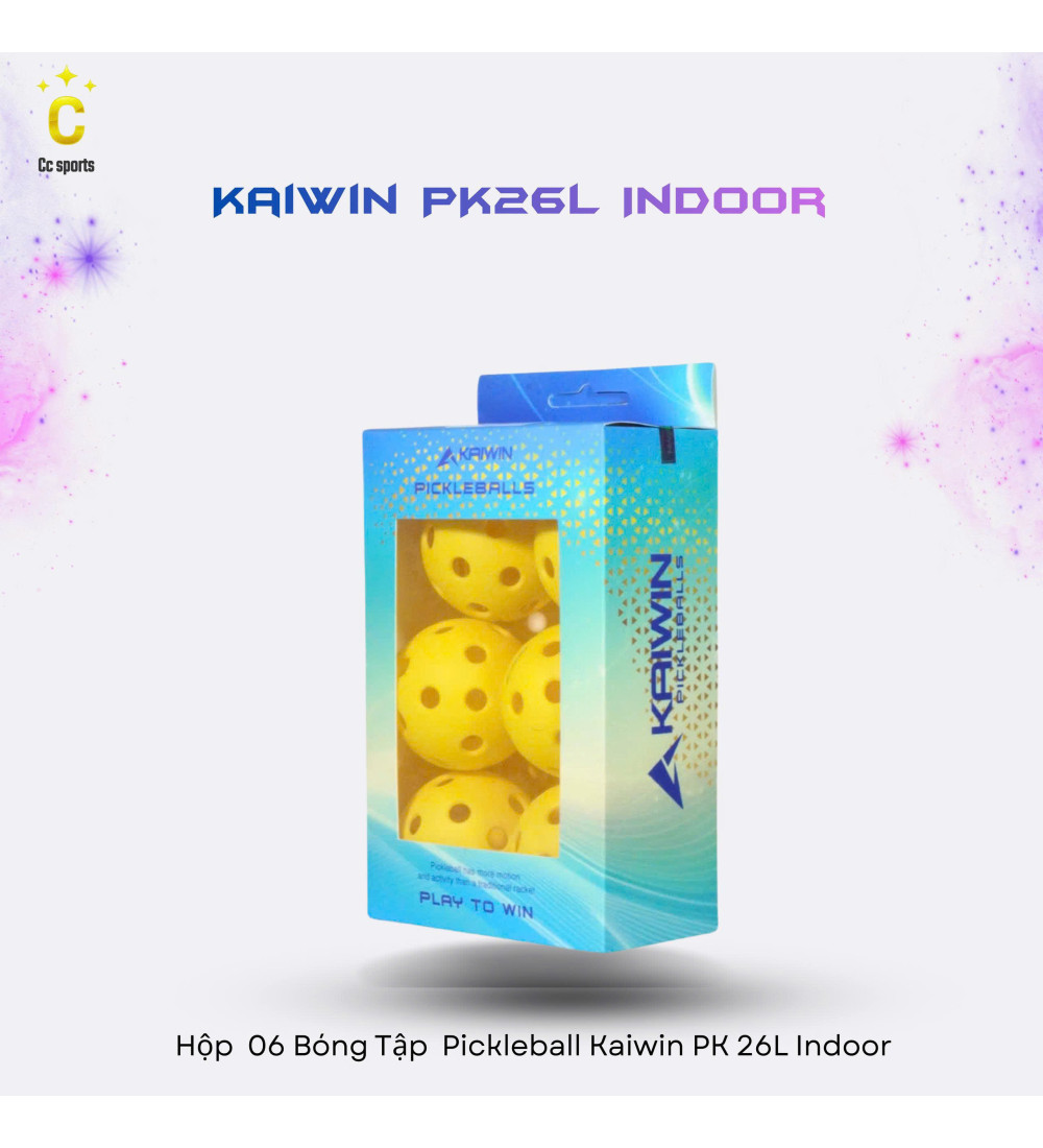 Bóng Pickleball Kaiwin PK26L Indoor