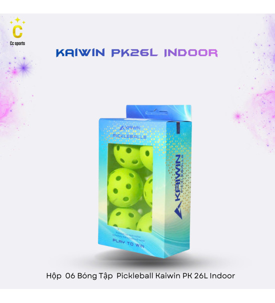 Bóng Pickleball Kaiwin PK26L Indoor