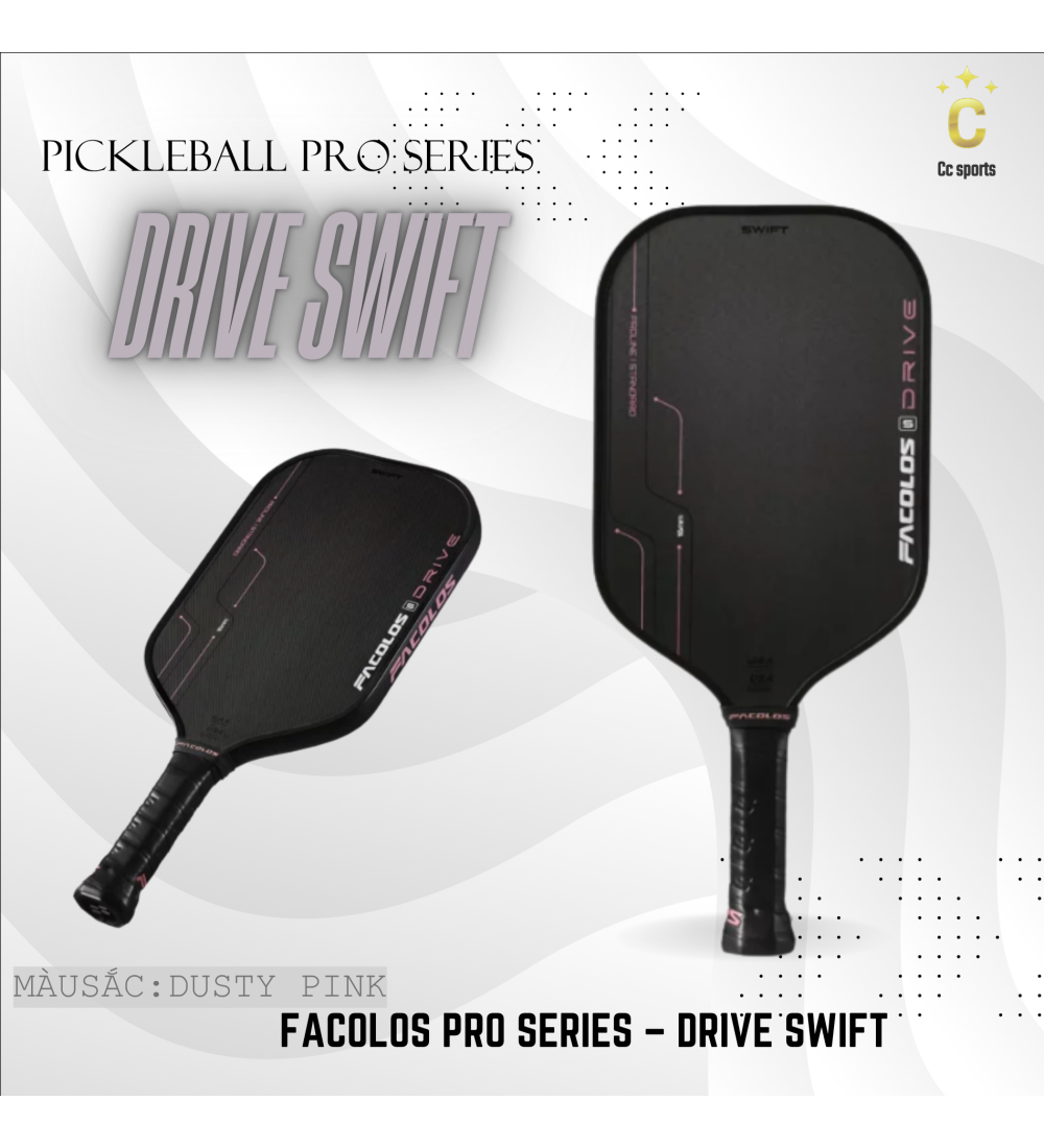 Vợt Pickleball Pro Series – Drive Swift (16mm)
