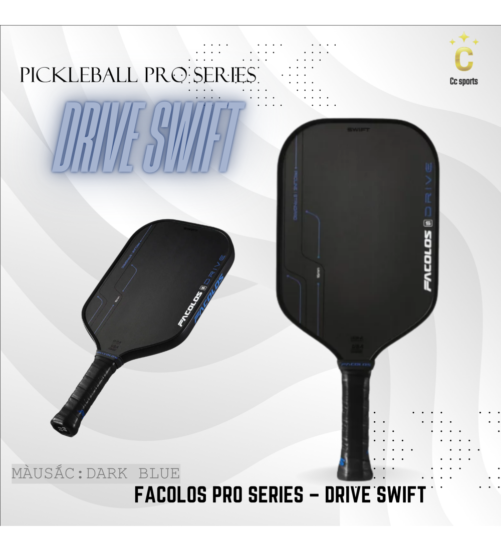 Vợt Pickleball Pro Series – Drive Swift (16mm)