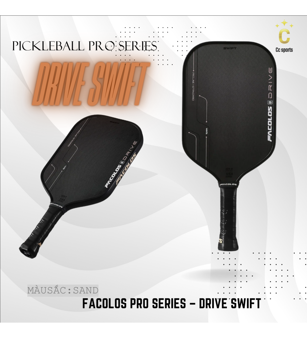 Vợt Pickleball Pro Series – Drive Swift (16mm)