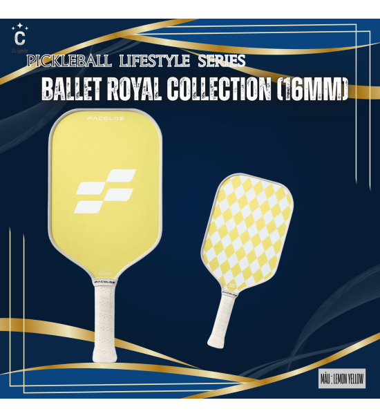 Vợt Pickleball Lifestyle Series – Ballet Royal Collection (16mm)