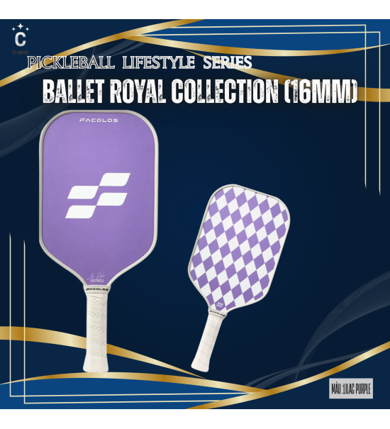 Vợt Pickleball Lifestyle Series – Ballet Royal Collection (16mm)