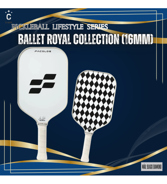 Vợt Pickleball Lifestyle Series – Ballet Royal Collection (16mm)