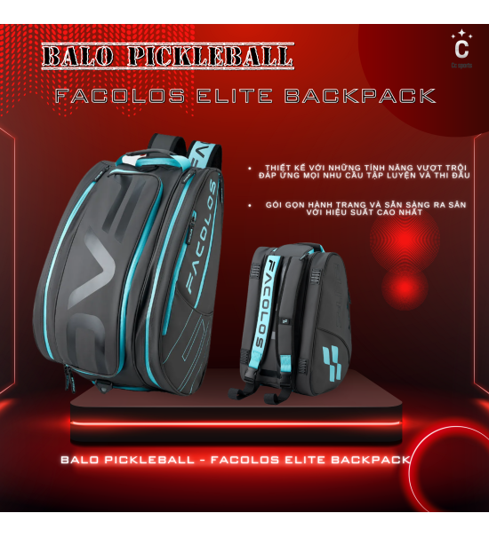 Balo Pickleball – Facolos Elite Backpack