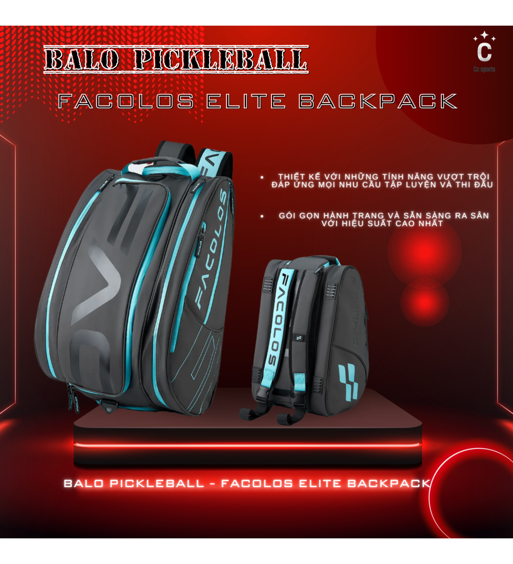Balo Pickleball – Facolos Elite Backpack