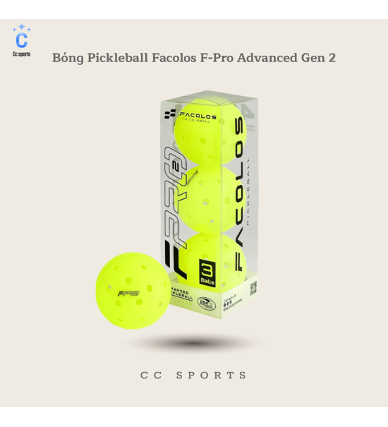 6 Bóng Pickleball Facolos F-Pro Advanced Gen 2